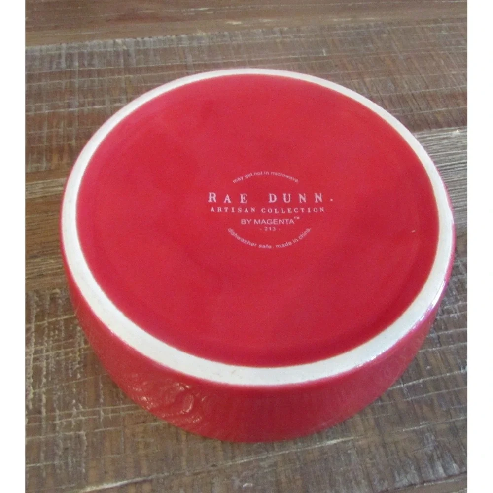 Rae Dunn Merry Catmas Cat Pet Bowl 5